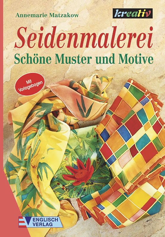 Seidenmalerei. Schöne Muster und Motive