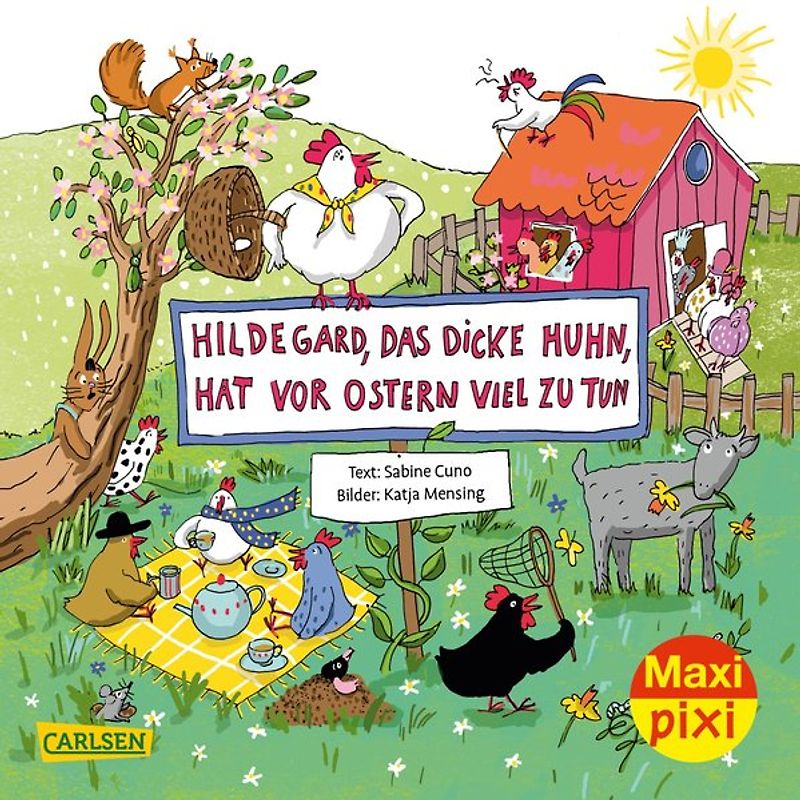 Maxi Pixi 346: Hildegard das dicke Huhn, hat vor Ostern viel zu tun