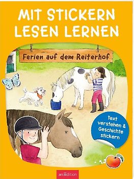 Mit Stickern Lesen lernen - Ferien auf dem Reiterhof