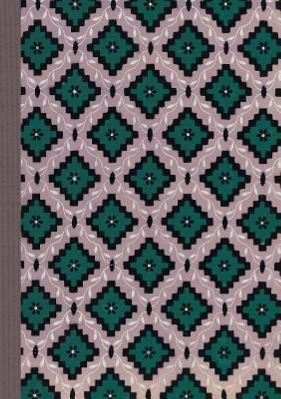 Carnet Ligné Motif Losanges, Papier Peint 18e