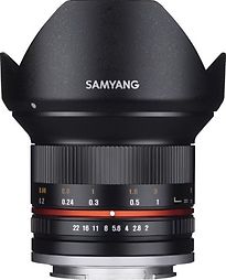 Samyang MF 12 mm F2.0 NSC CS (adapté à Sony E-mount) noir