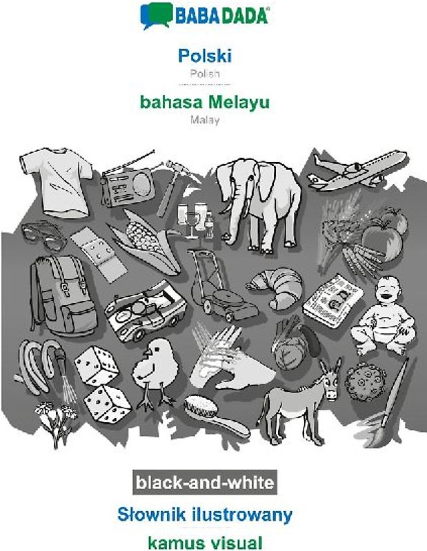 Polski - bahasa Melayu, S¿ownik ilustrowany, BW