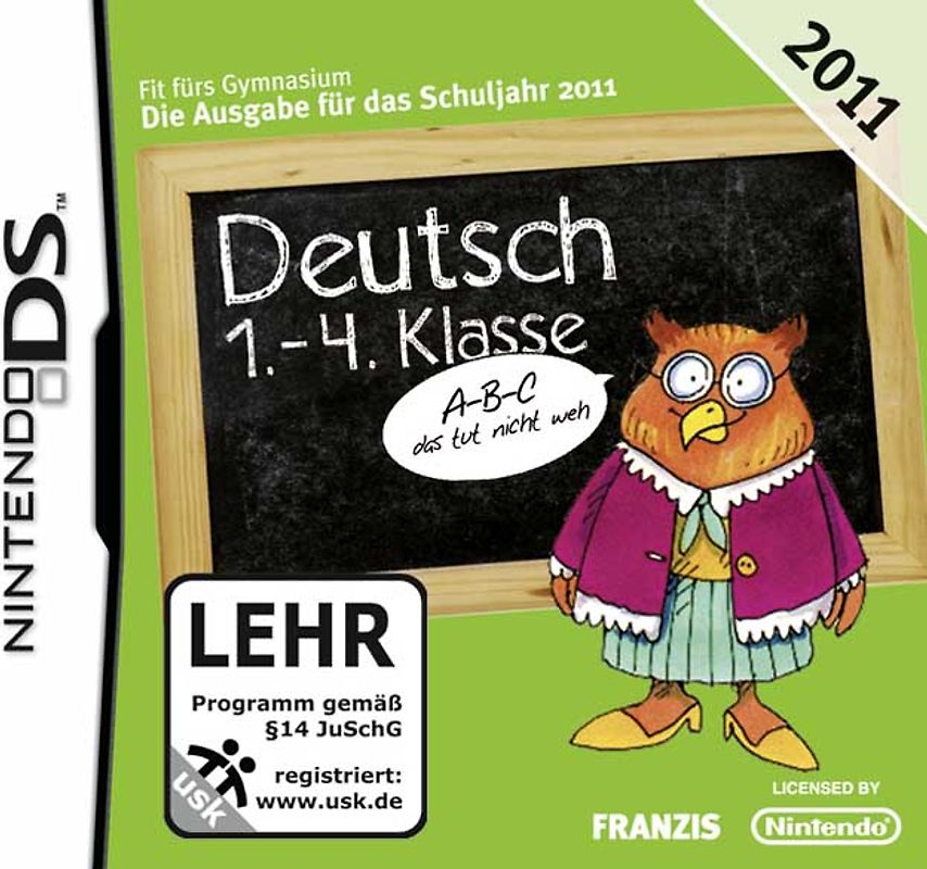 Deutsch 1.-4. Klasse 2011 Nintendo DS