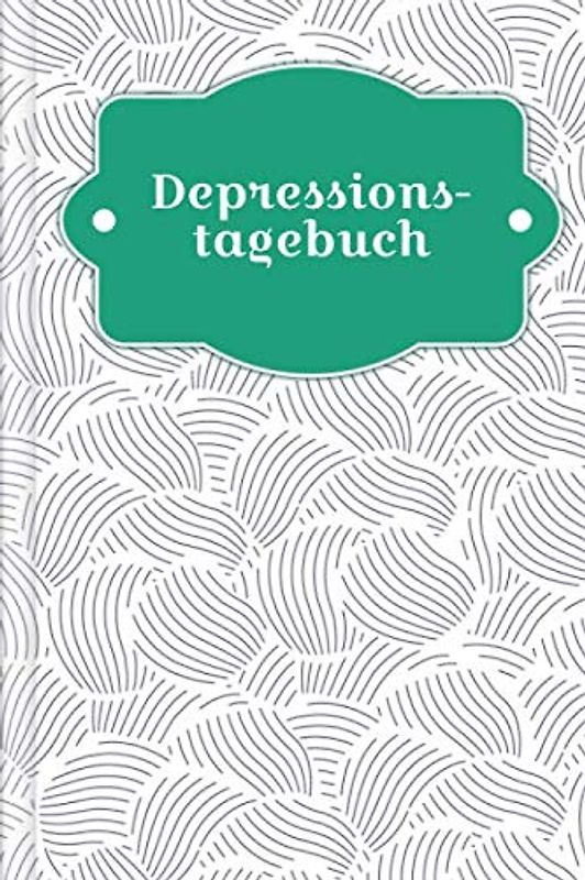 Depressionstagebuch: Journal zum Ausfüllen, um eine Depression oder depressive Phase zu überwinden | Motiv: Abstrakte Muscheln