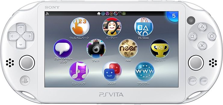 Sony PlayStation Vita Slim [Wi-Fi, JP Import] blanc