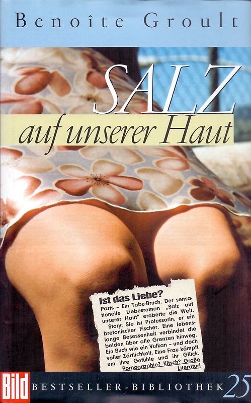 Salz auf unserer Haut