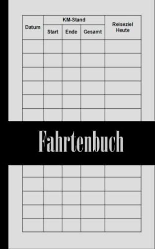Fahrtenbuch: für PKW | kleine Größe 5×8 Zoll 110 Seiten.