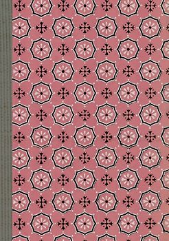 Carnet Blanc, Motif Fleurettes, Papier Peint 18e