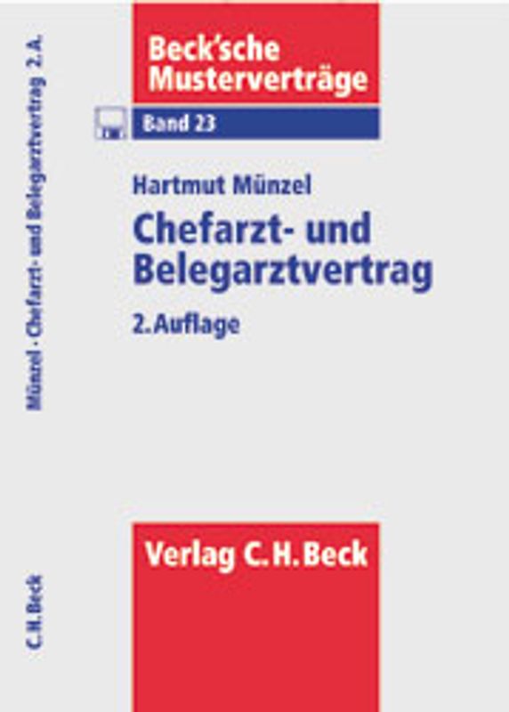 Chefarzt- und Belegarztvertrag