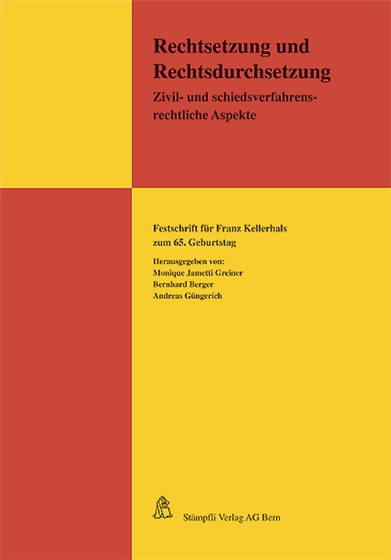 Rechtsetzung und Rechtsdurchsetzung