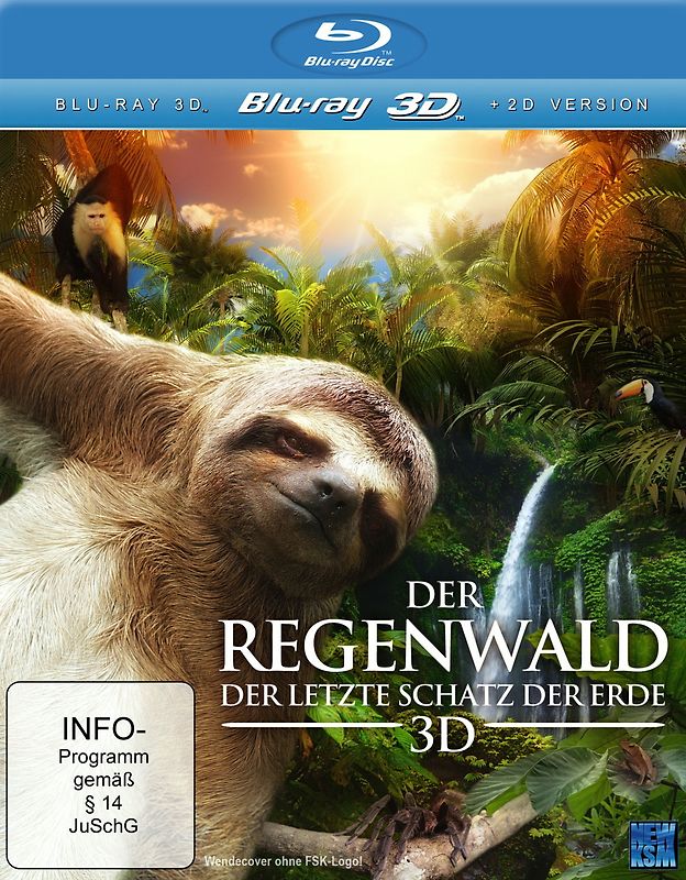 Der Regenwald - Der letzte Schatz der Erde (Blu-ray 3D) 3D Blu-ray Disc