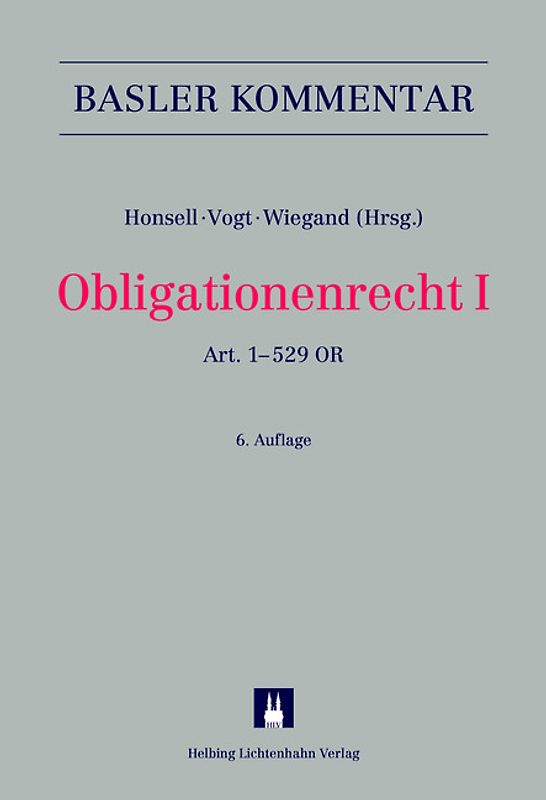 Obligationenrecht I