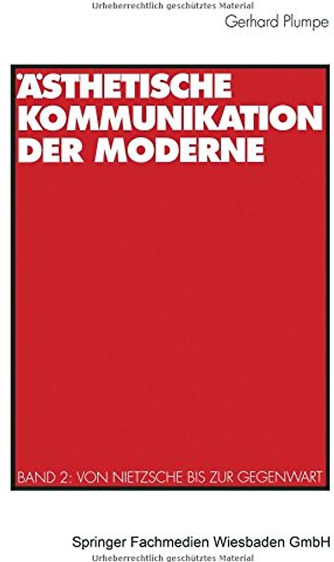 Ästhetische Kommunikation der Moderne