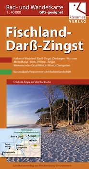 Rad- und Wanderkarte Fischland-Darß-Zingst