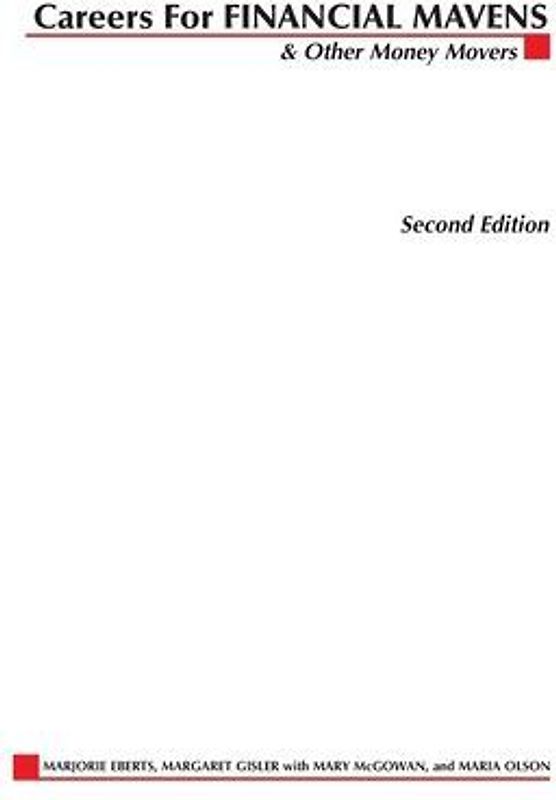 Careers for Financial Mavens & Other Money Movers