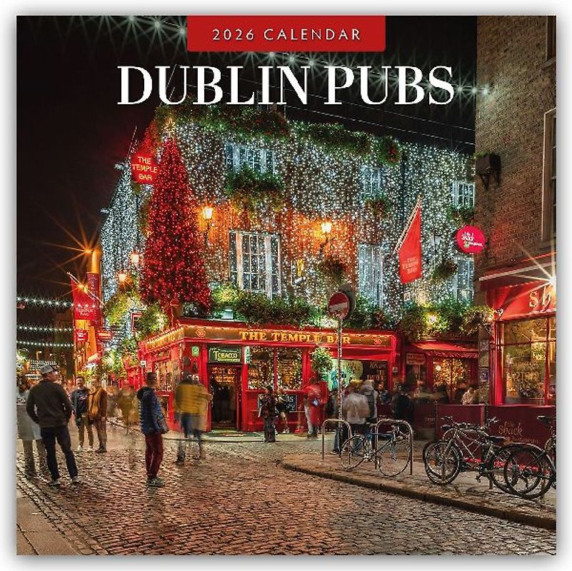 Dublin Pubs 2026 Square Wall Calendar