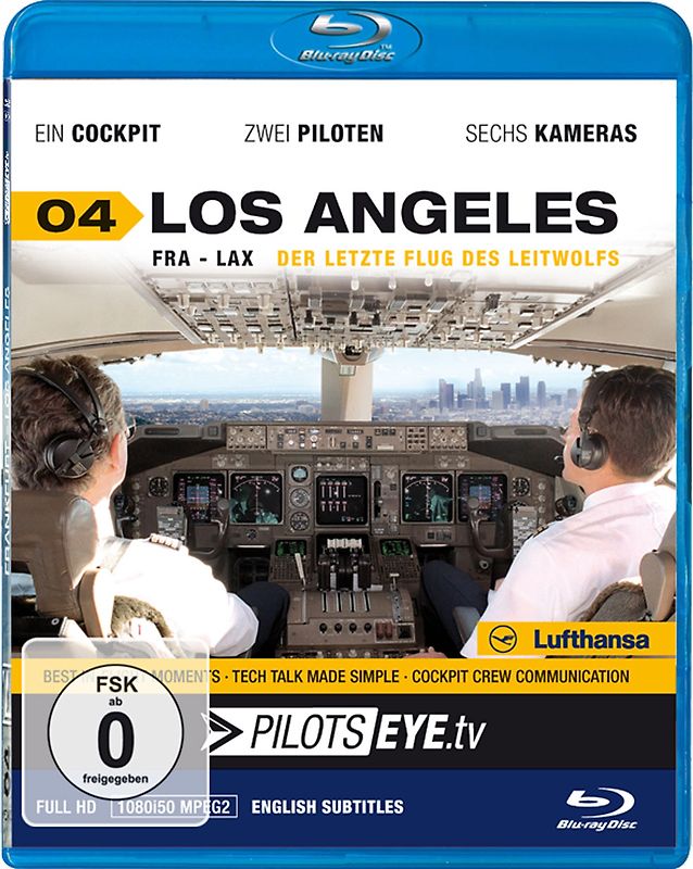 PilotsEYE.tv: Los Angeles - Cockpitflug Boeing 747 Blu-ray Disc