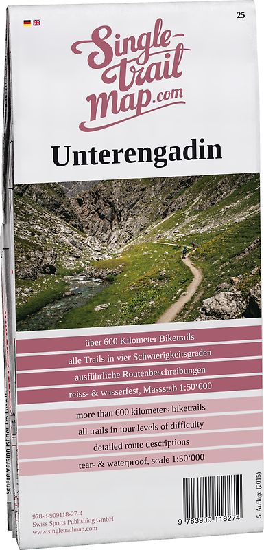 Singletrail Map 025 Unterengadin