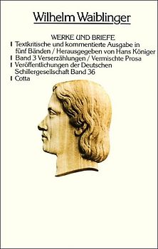 Werke und Briefe. Textkritische und kommentierte Ausgabe / Verserzählungen. Vermischte Prosa