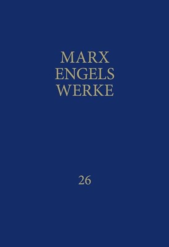 MEW / Marx-Engels-Werke Band 26.1