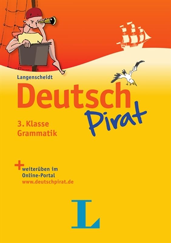 Deutschpirat 3. Klasse Grammatik - Buch und Lösungsheft