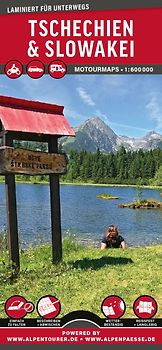 MoTourMaps Tschechien & Slowakei Auto- und Motorradkarte 1:600.000