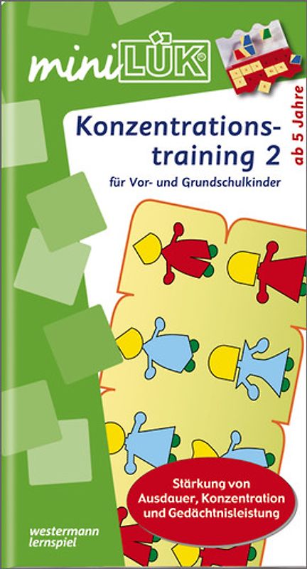 miniLÜK. Schuleingangsphase / Konzentrationstraining 2: für Vor- und Grundschulkinder