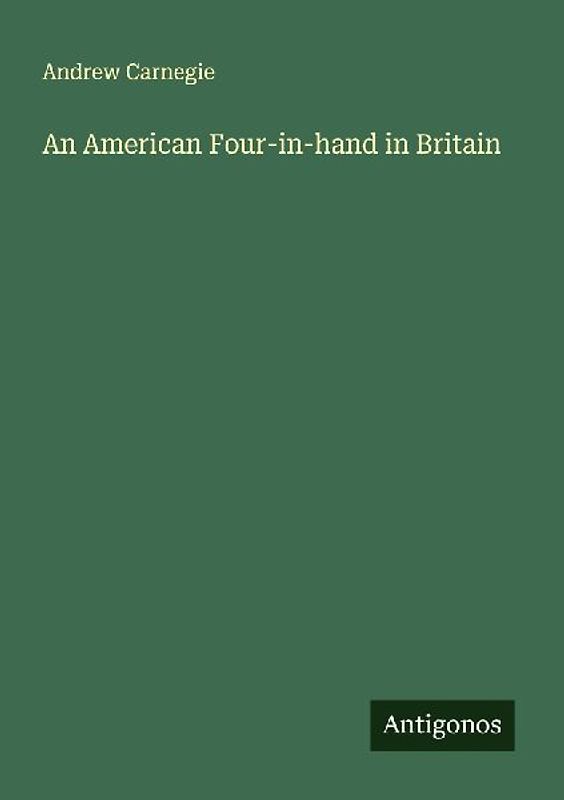 An American Four-in-hand in Britain