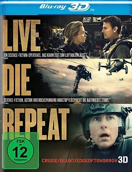 Edge of Tomorrow 3D - Live.Die.Repeat 3D Blu-ray Disc