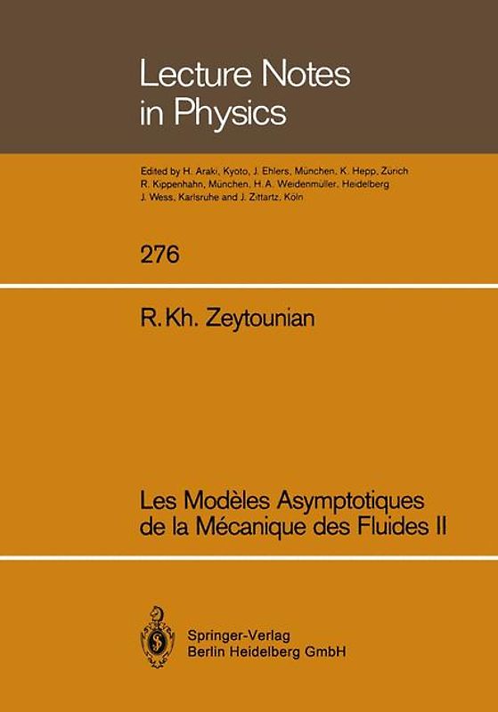 Les modeles asymptotiques de la mecanique des fluides II