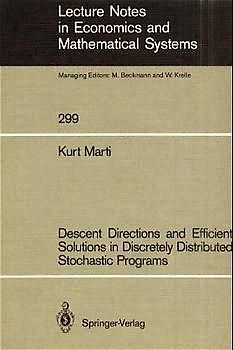 Descent Directions and Efficient Solutions in Discretely Distributed Stochastic Programs
