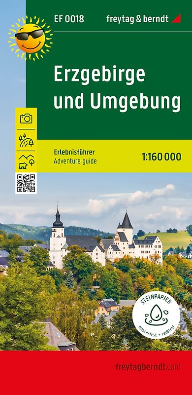 freytag & berndt Freizeitkarte Erzgebirge und Umgebung 1:160.000