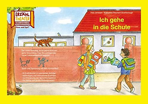 Ich gehe in die Schule / Kamishibai Bildkarten: 6 Bildkarten für das Erzähltheater