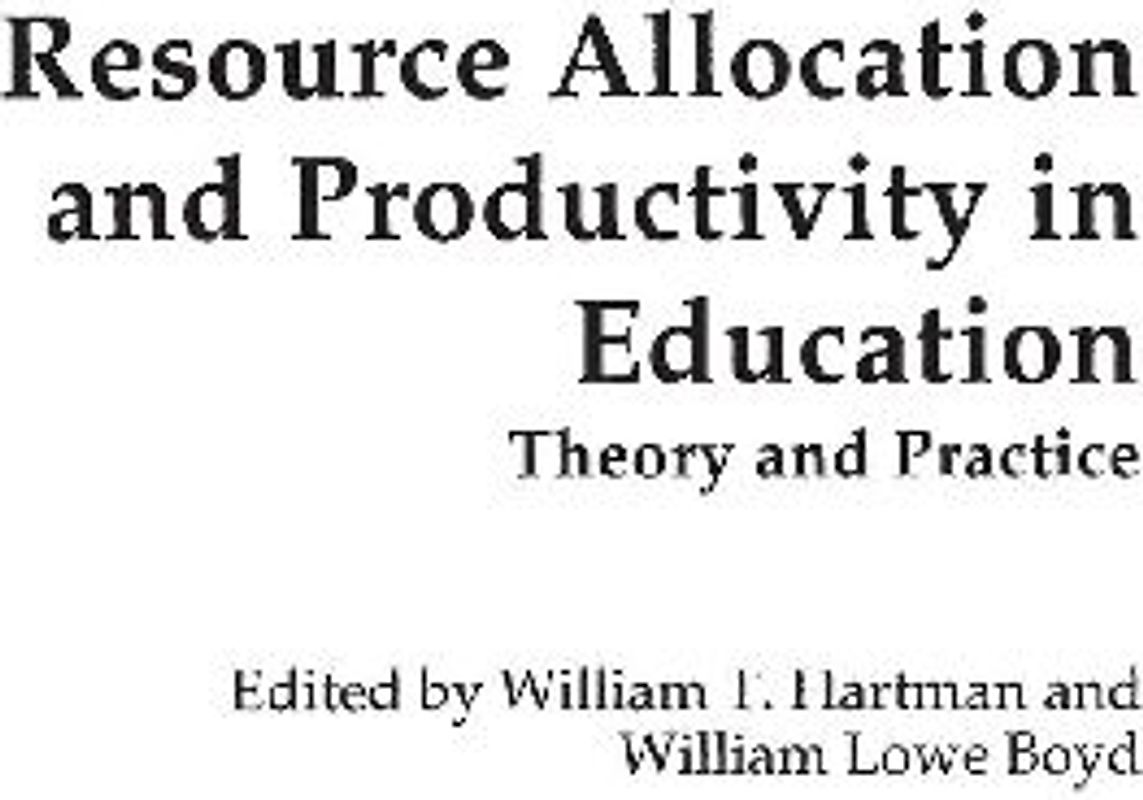 Resource Allocation and Productivity in Education