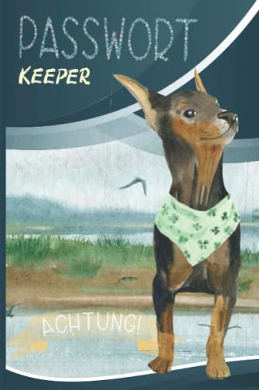 Passwort Buch A6: Jägersee Password Manager Buch - Internet, Computer, Netzwerk, Mobil Und Sozialmedien Passwörter Manager - Hunde Geschenk Zum Jahrestag Für Ihn