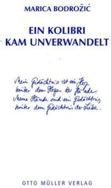 Ein Kolibri kam unverwandelt