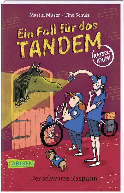 Ein Fall für das Tandem: Der schwarze Rasputin, Rätselkrimi ab 9 Jahren (Detektivgeschichte mit Wimmel-, Such- und Denkrätseln zum Knobeln und Lösen des Falls)
