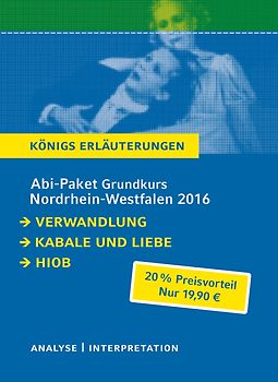 Abitur Nordrhein-Westfalen 2016 Grundkurs – Königs Erläuterungen Paket.