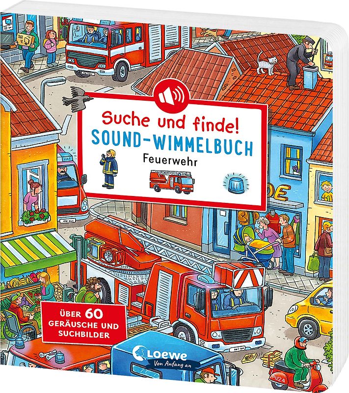Suche und finde! Sound-Wimmelbuch - Feuerwehr