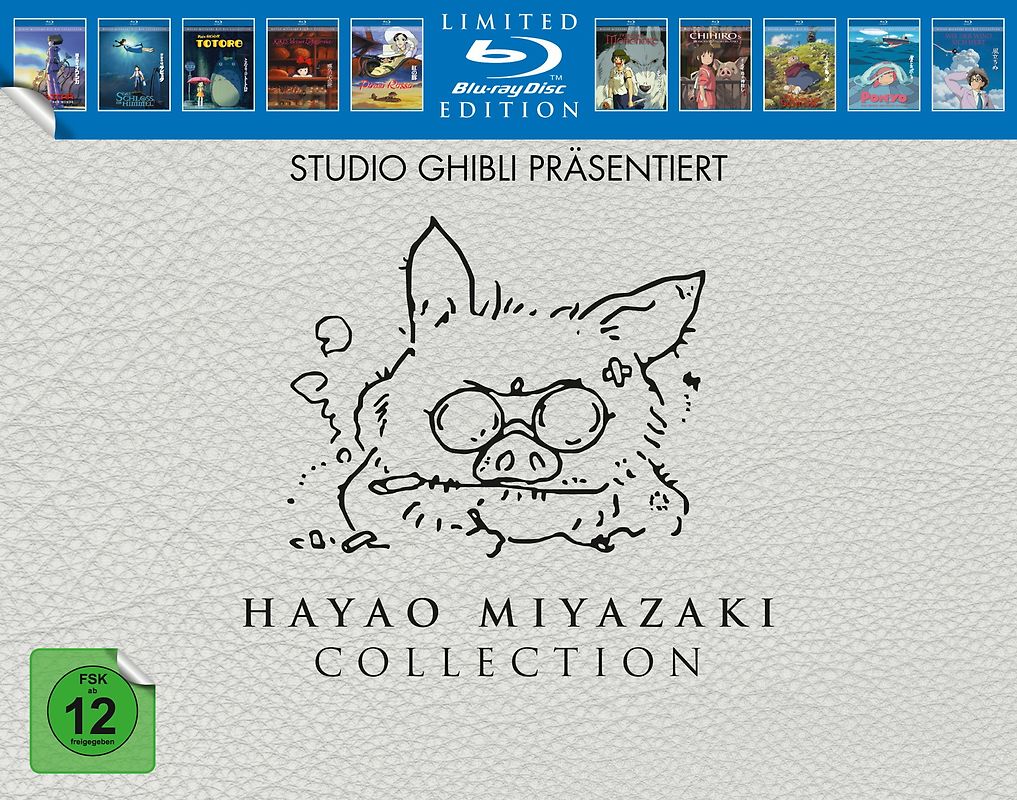 Hayao Miyazaki Collection [Limited Edition inkl. 11 DVDs] Blu-ray Disc
