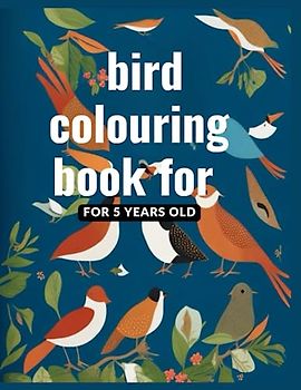 bird colouring book for 5 years old
