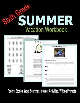 6th Grade Summer Vacation Workbook