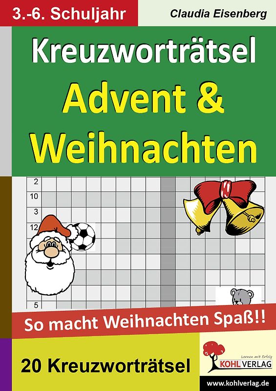Kreuzworträtsel Advent & Weihnachten
