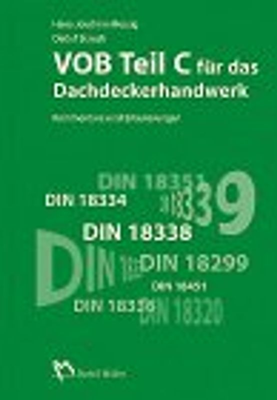 VOB Teil C für das Dachdeckerhandwerk