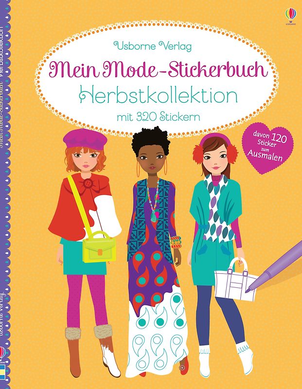 Mein Mode-Stickerbuch: Herbstkollektion