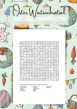 Oster Wortsuchrätsel für Jugendliche: Ein lustiges Konzentrationstraining für Kinder