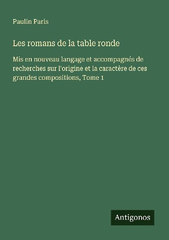 Les romans de la table ronde