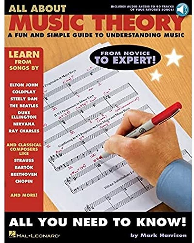 All about Music Theory: A Fun and Simple Guide to Understanding Music - Harrison, Mark