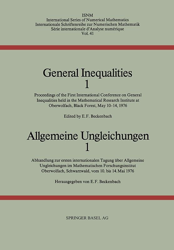 General Inequalities 1 / Allgemeine Ungleichungen 1