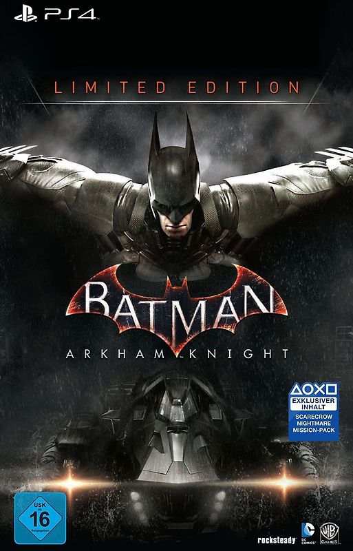 Batman: Arkham Knight [Limited Edition inkl. Steelbook, Comic Buch, Figur] PlayStation 4